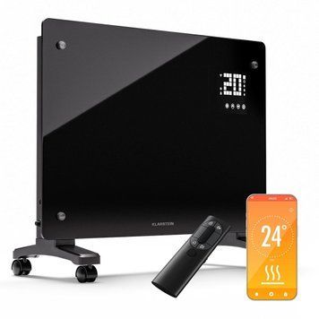 Електрокамін, Конвекційний нагрівач Klarstein Bornholm Smart 1500 1500 Вт WiFi LED IP24 10045428 фото
