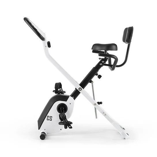 Велотренажер Capital Sports Azura X1 X-Bike до 120 кг пульсометр складной белый 10030162 фото