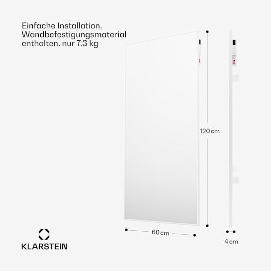 SALE!!!! Инфракрасный обогреватель Klarstein Wonderwall Air Smart 770 60х120см Приложение 770Вт 10045443 фото