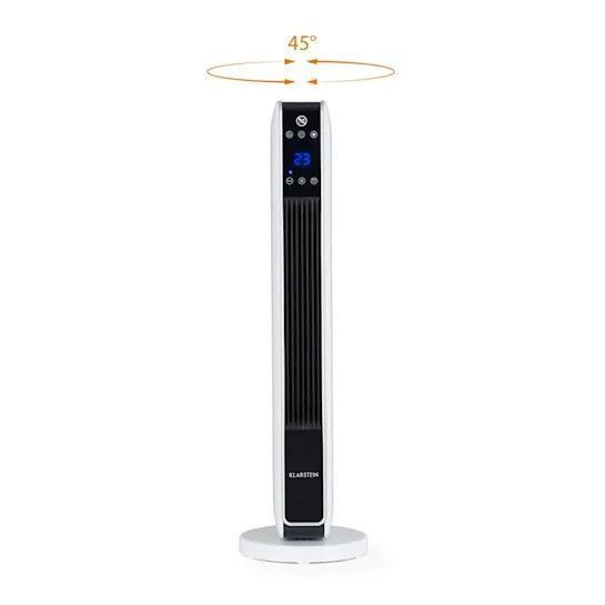 Керамічний нагрівач Klarstein Hightower Heat 2200W термостат 49 &deg;C білий 10032003 фото