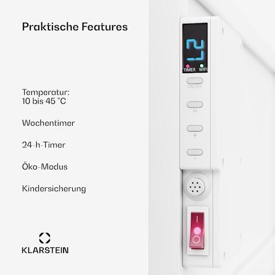 SALE!!!! Инфракрасный обогреватель Klarstein Wonderwall Air Smart 770 60х120см Приложение 770Вт 10045443 фото