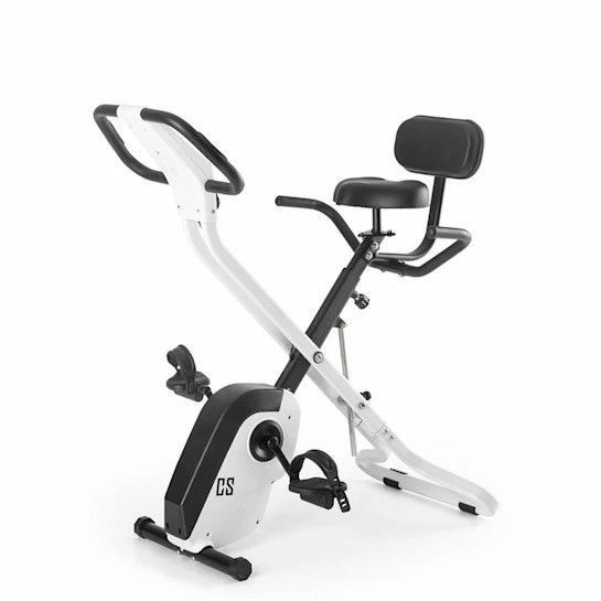 Велотренажер Capital Sports Azura X1 X-Bike до 120 кг пульсометр складной белый 10030162 фото