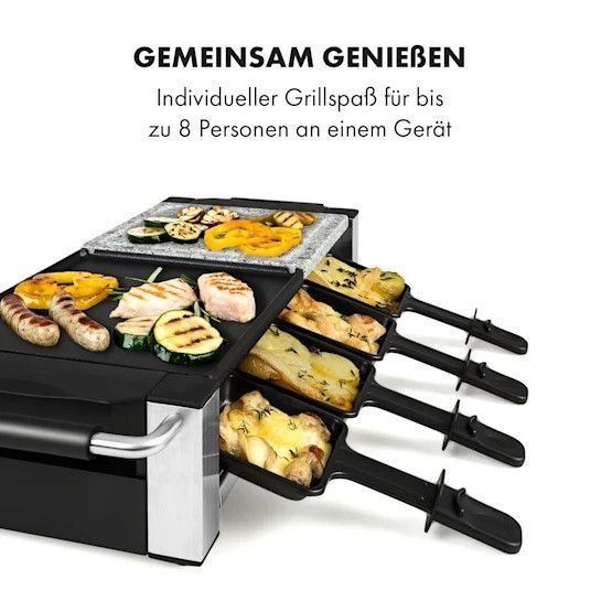 УЦЕНКА!!! Раклет-гриль Klarstein Bistecca Raclette 1200W 10035293 фото
