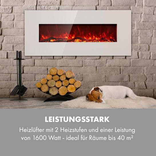 УЦЕНКА!!! Електричний камін Klarstein Lausanne 1600 Вт, 2 конфорки, 128 см 10034250 фото