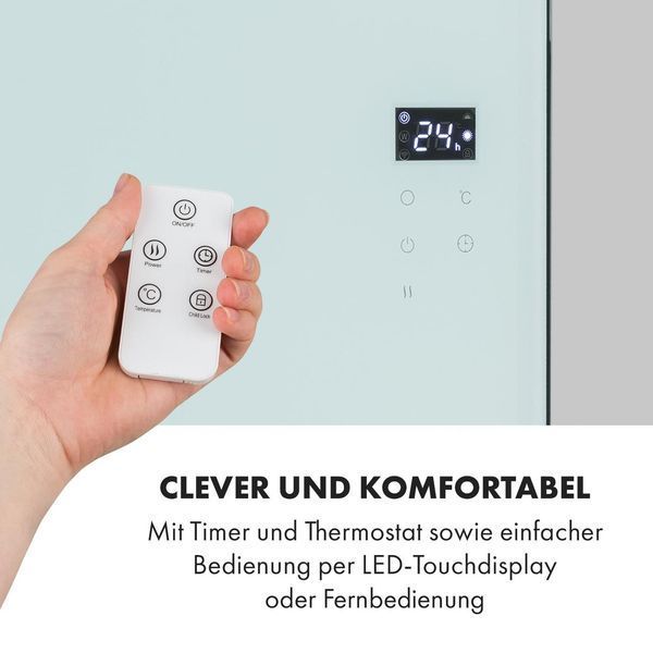 Нагрівач для ванни Klarstein HotSpot Crystal Smart 750 Вт, 112x58,5 см 10035064 фото